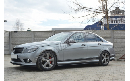 Пороги Mercedes C-class W204 2007-2010