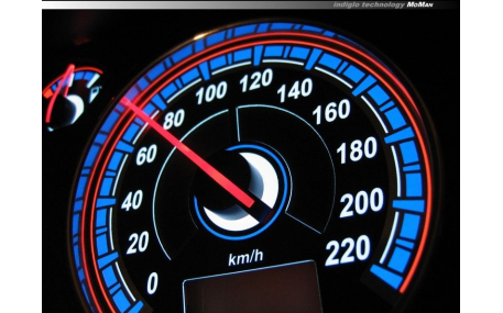 Шкалы приборов Skoda Fabia