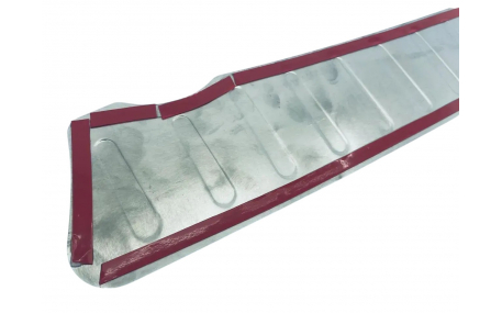 Накладка на задний бампер Fiat Fiorino