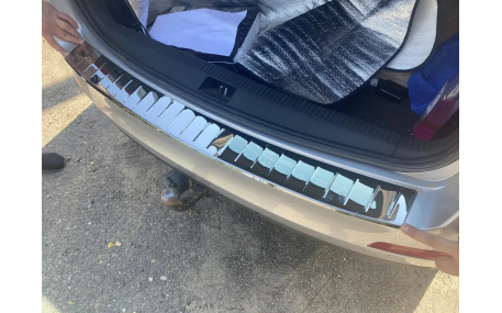 Накладка на задний бампер Skoda Octavia A7 2013-2017