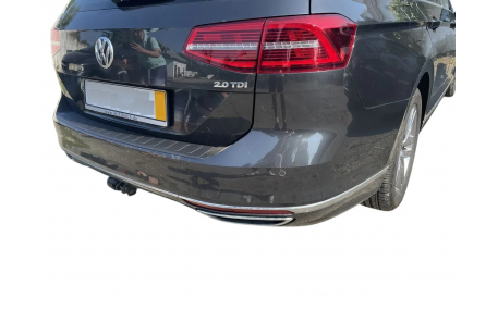 Накладка на задний бампер Volkswagen Passat B8