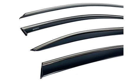 Дефлекторы окон Skoda Octavia A7 Liftback
