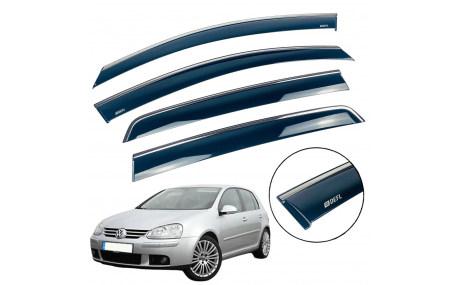 Дефлекторы окон Volkswagen Golf 5 