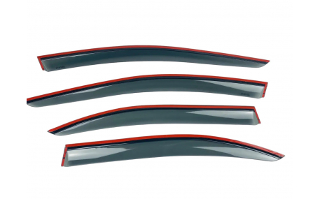 Дефлекторы окон Skoda Rapid