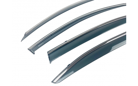 Дефлекторы окон Skoda Octavia A5 Liftback