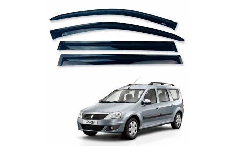 Дефлекторы окон Renault Logan MCV 2004-2013