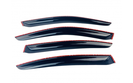 Дефлекторы окон Skoda Octavia A5 Liftback