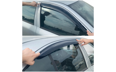 Дефлекторы окон Skoda Octavia A5 Liftback