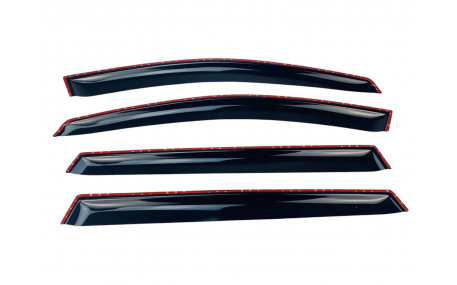 Дефлекторы окон Skoda Octavia A7 Liftback