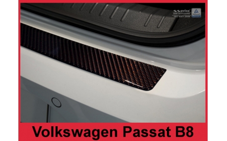Накладка на задний бампер Volkswagen Passat B8