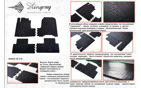 Коврики в салон Honda CR-V