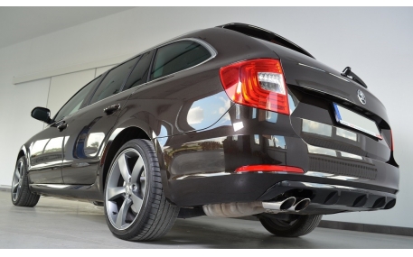 Накладка задняя Skoda Superb