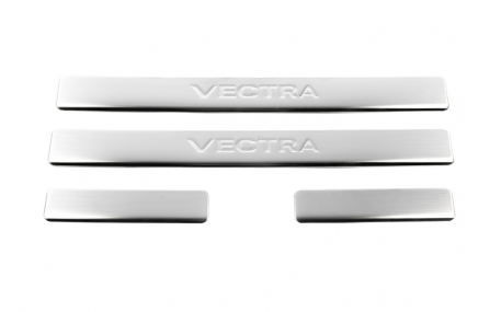 Накладки на пороги Opel Vectra C