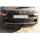 Накладка на задний бампер Skoda Superb