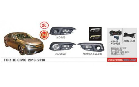 Противотуманки Honda Civic