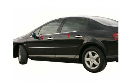 Хром накладки Peugeot 407