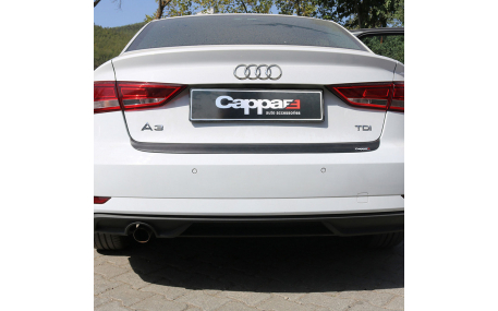 Накладка на задний бампер Audi A3 8V