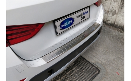 Накладка на задний бампер BMW X1 E84