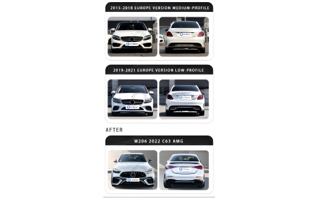 Комплект обвеса Mercedes C-class W205