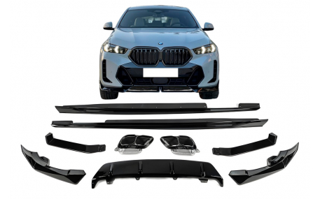 Накладки на бампера BMW X6 G06 2023-2025
