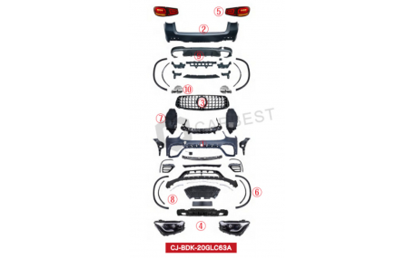 Комплект обвеса Mercedes GLC-Class X253 2016-2019