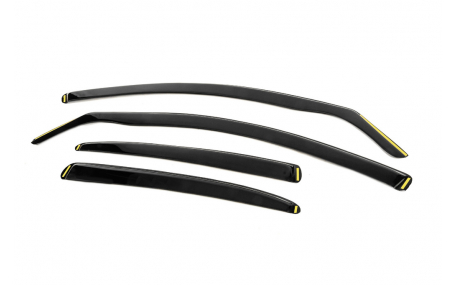 Дефлекторы окон Skoda Octavia A7 Liftback