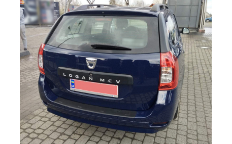 Накладка на задний бампер Renault Logan MCV