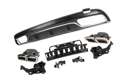 Накладка задняя Mercedes С-class W205 Sedan 2014-2019