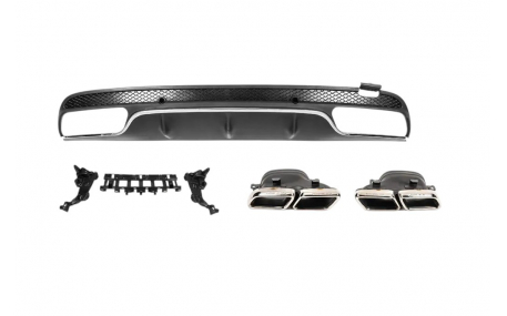 Накладка задняя Mercedes С-class W205 Sedan 2014-2019