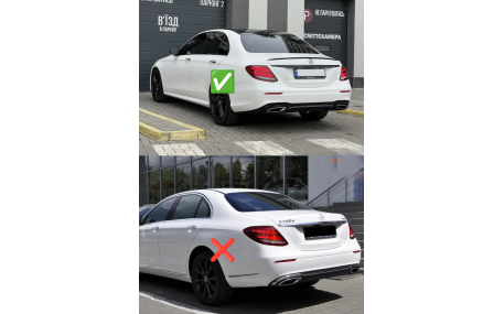 Накладка задняя Mercedes E-class W213 2016-2020