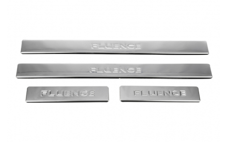 Накладки на пороги Renault Fluence