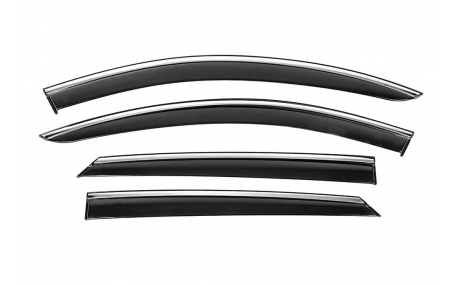 Дефлекторы окон Renault Logan 2004-2013