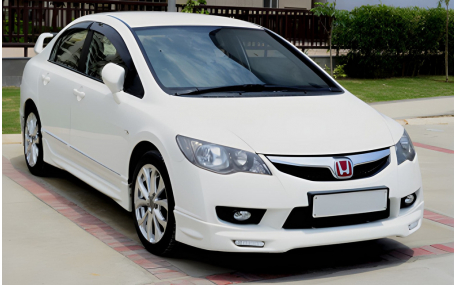 Накладка передняя Honda Civic 4D 2009-2011