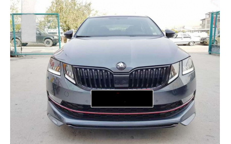 Накладка передняя Skoda Octavia A7 2017-2020