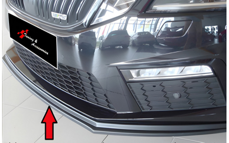 Накладка передняя Skoda Octavia A7 2017-2020