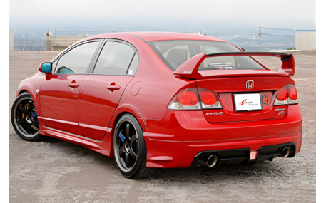 Накладка задняя Honda Civic 4D