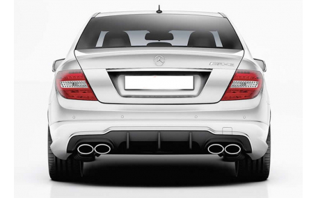 Накладка задняя Mercedes C-class W204 2011-2015