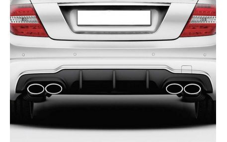 Накладка задняя Mercedes C-class W204 2011-2015
