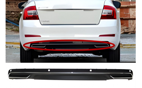 Накладка задняя Skoda Octavia A7