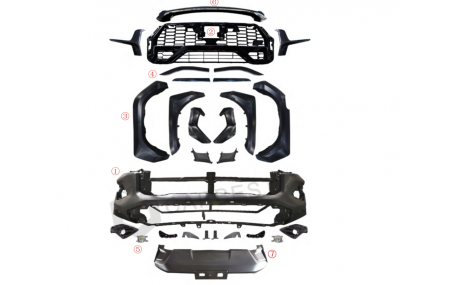 Комплект обвеса Toyota Hilux 2021-2025