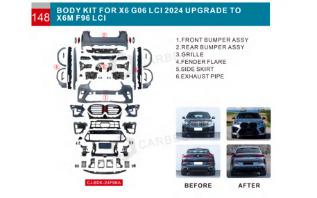 Комплект обвеса BMW X6 G06 2023-2025