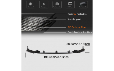 Накладка передняя BMW X7 (G07) 2018-2022