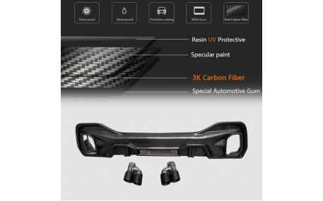 Накладка задняя BMW X6 G06 2020-2023