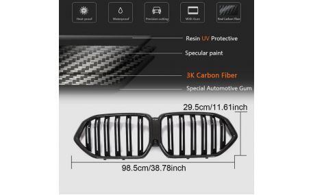 Решетка радиатора BMW X6 G06 2020-2023