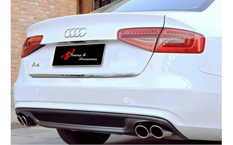Накладка задняя Audi A4 B8 2012-2015