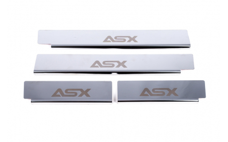 Накладки на пороги Mitsubishi ASX