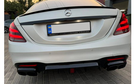Накладка задняя Mercedes S-сlass W222 2017-2020