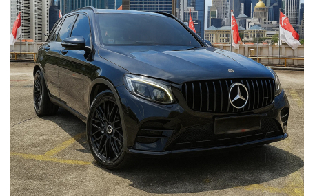 Решетка радиатора Mercedes GLC-class X253 2016-2019