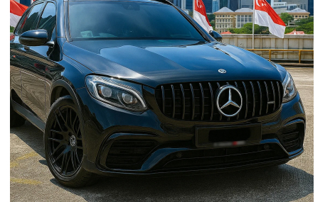 Решетка радиатора Mercedes GLC Coupe C253 2016-2019