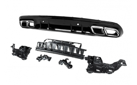 Накладка задняя Mercedes C-class W205 Sedan 2014-2019